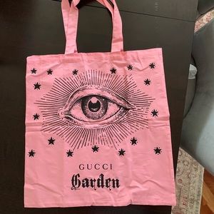 Gucci Garden pink tote rare